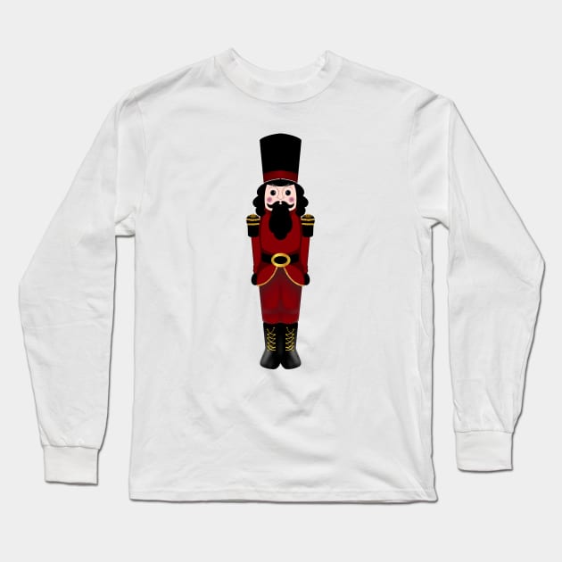 Nutcracker Long Sleeve T-Shirt by Andrea Ruiz Designs